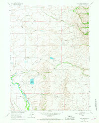 Finley Reservoir 1961 topographic map thumbnail