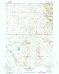 Finley Reservoir 1961 topographic map thumbnail