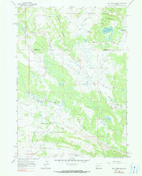 Fish Creek Park 1967 topographic map thumbnail