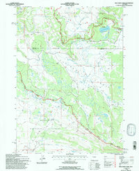Fish Creek Park 1991 topographic map thumbnail