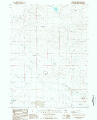 Five Fingers Butte 1988 topographic map thumbnail