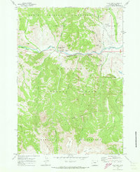 Flag Peak 1970 topographic map thumbnail