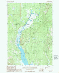 Flagg Ranch 1989 topographic map thumbnail