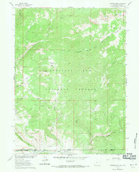Fletcher Peak 1961 topographic map thumbnail