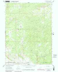 Fletcher Peak 1961 topographic map thumbnail