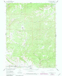 Fletcher Peak 1961 topographic map thumbnail