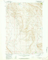 Flitner Reservoir 1960 topographic map thumbnail