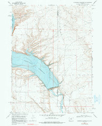 Fontenelle Reservoir SE 1968 topographic map thumbnail