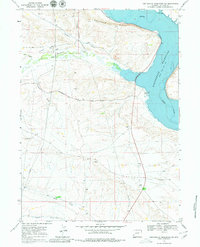 Fontenelle Reservoir SW 1968 topographic map thumbnail
