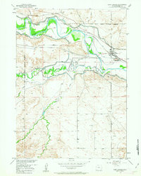 Fort Laramie 1950 topographic map thumbnail