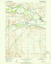 Fort Laramie 1952 topographic map thumbnail