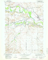 Fort Laramie 1950 topographic map thumbnail