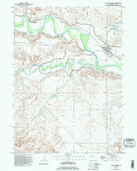 Fort Laramie 1990 topographic map thumbnail