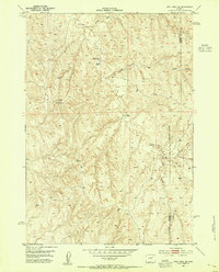 Fort Reno SE 1953 topographic map thumbnail