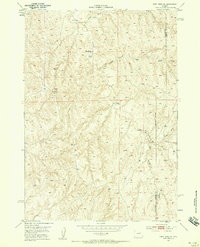 Fort Reno SE 1953 topographic map preview