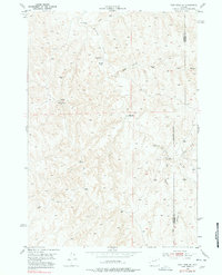 Fort Reno SE 1953 topographic map thumbnail