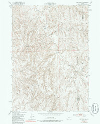 Fort Reno SE 1953 topographic map preview