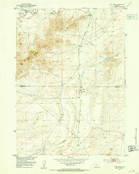 Fort Ridge 1951 topographic map thumbnail