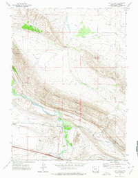 Fort Steele 1971 topographic map thumbnail