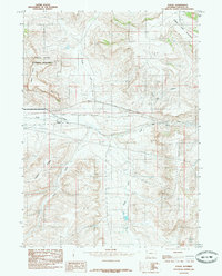 Fossil 1985 topographic map thumbnail