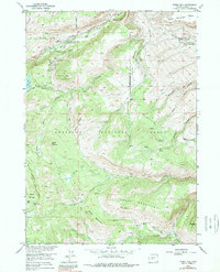 Fossil Hill 1953 topographic map thumbnail
