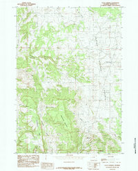 Four Corners 1984 topographic map thumbnail