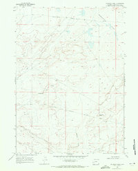 Fourmile Knoll 1968 topographic map thumbnail