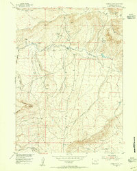 Fourmile Point 1953 topographic map thumbnail