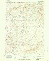 Fourmile Point 1953 topographic map thumbnail