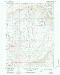 Fourmile Point 1953 topographic map thumbnail