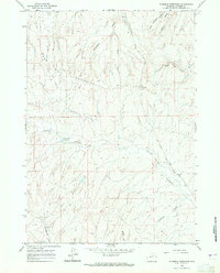 Fourmile Reservoir 1961 topographic map thumbnail