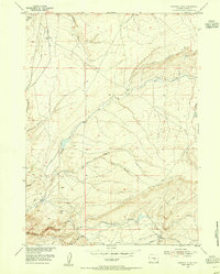Fourmile Ridge 1953 topographic map thumbnail
