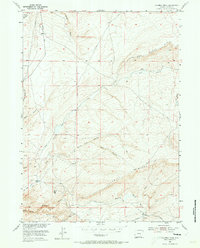 Fourmile Ridge 1953 topographic map thumbnail