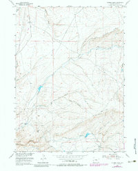Fourmile Ridge 1953 topographic map thumbnail