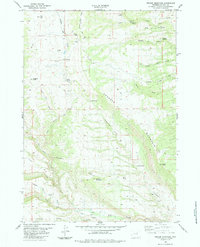 Fraker Mountain 1984 topographic map thumbnail