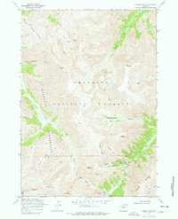 Francs Peak 1969 topographic map thumbnail
