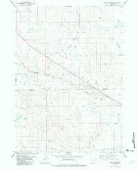 Freda Creek 1982 topographic map thumbnail