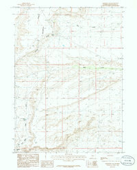 Freighter Gap 1986 topographic map thumbnail