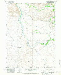Fremont Butte 1964 topographic map thumbnail