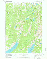 Fremont Lake North 1968 topographic map thumbnail