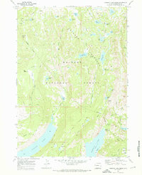 Fremont Lake North 1968 topographic map thumbnail