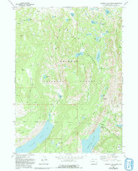 Fremont Lake North 1968 topographic map thumbnail