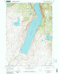 Fremont Lake South 1964 topographic map thumbnail