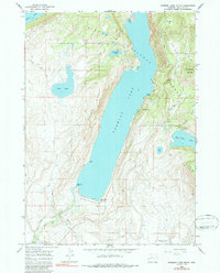Fremont Lake South 1964 topographic map preview