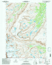 Fremont Peak North 1991 topographic map thumbnail