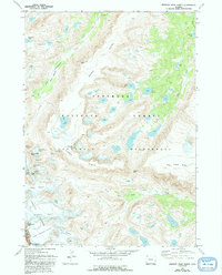 Fremont Peak North 1968 topographic map thumbnail