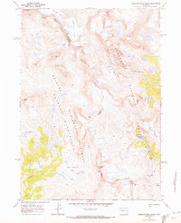 Fremont Peak South 1968 topographic map thumbnail