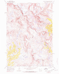 Fremont Peak South 1968 topographic map thumbnail