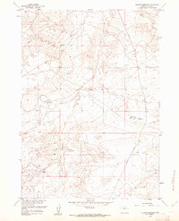 Fuller Reservoir 1960 topographic map thumbnail