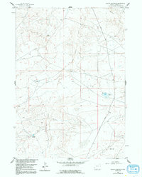 Fuller Reservoir 1960 topographic map thumbnail